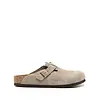 BIRKENSTOCK BOSTON SUEDE LEATHER TAUPE