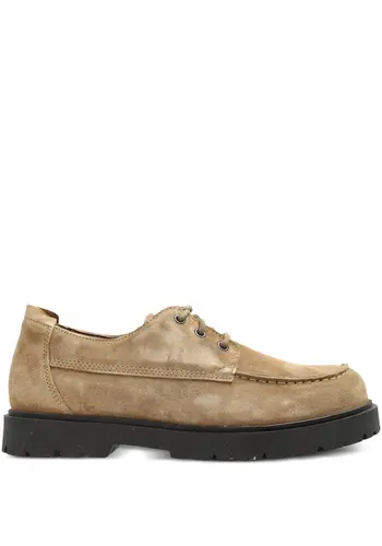 BIRKENSTOCK highwood moc lace low suede cray taupe