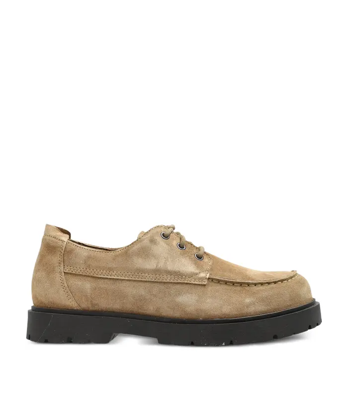 HIGHWOOD MOC LACE LOW SUÈDE GRAY TAUPE