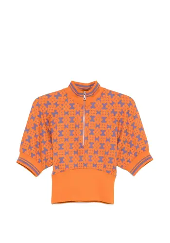 DRIES VAN NOTEN hessium sweater orange