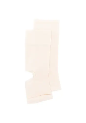 LEMAIRE cut-out rib socks jasmine