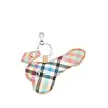 VIVIENNE WESTWOOD FLAT PENIS KEYRING HEATHER PLAID