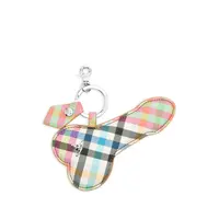 FLAT PENIS KEYRING HEATHER PLAID