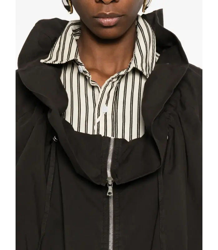 VOLY JACKET DARK BROWN