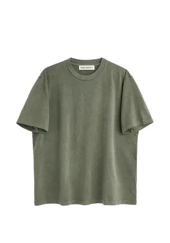 OUR LEGACY box t-shirt worn olive legacy jersey