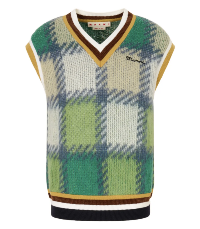 V NECK SWEATER SEA GREEN