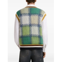 V NECK SWEATER SEA GREEN