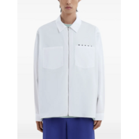 shirt zip up lily white