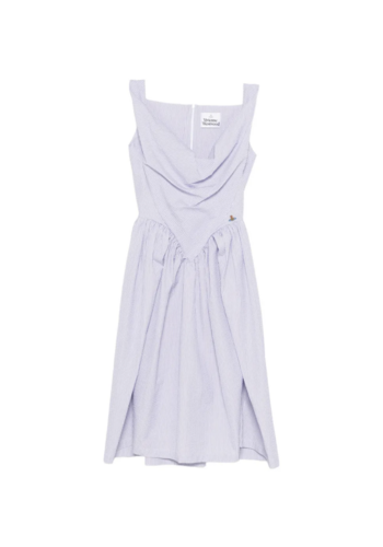 VIVIENNE WESTWOOD sunday dress white/blue stripes
