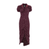 VIVIENNE WESTWOOD PULLING DRESS IKAT/BURGUNDY