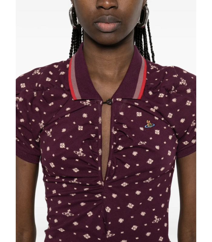 PULLING DRESS IKAT/BURGUNDY