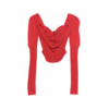 VIVIENNE WESTWOOD BEA CORSET CARDI RED