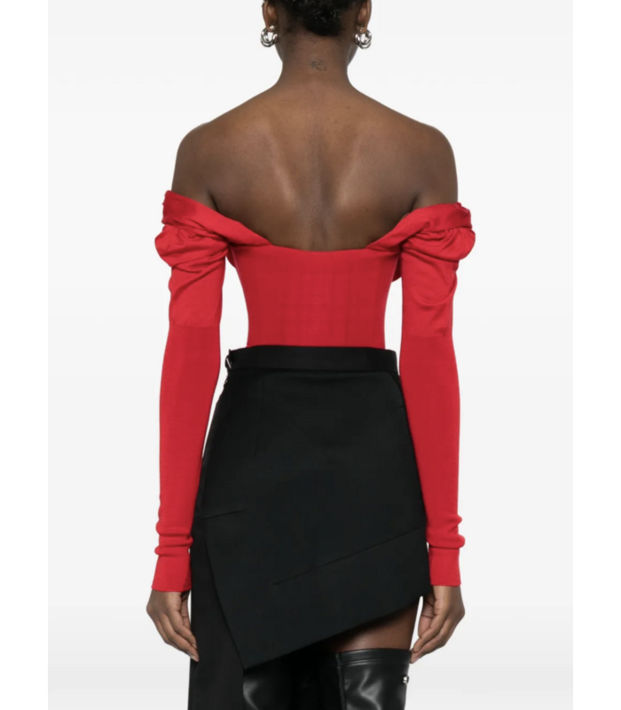 BEA CORSET CARDI RED