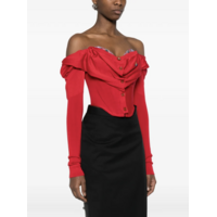 BEA CORSET CARDI RED