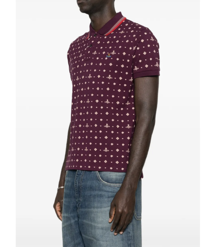 CLASSIC POLO IKAT/BURGUNDY