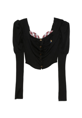 VIVIENNE WESTWOOD bea corset cardi black