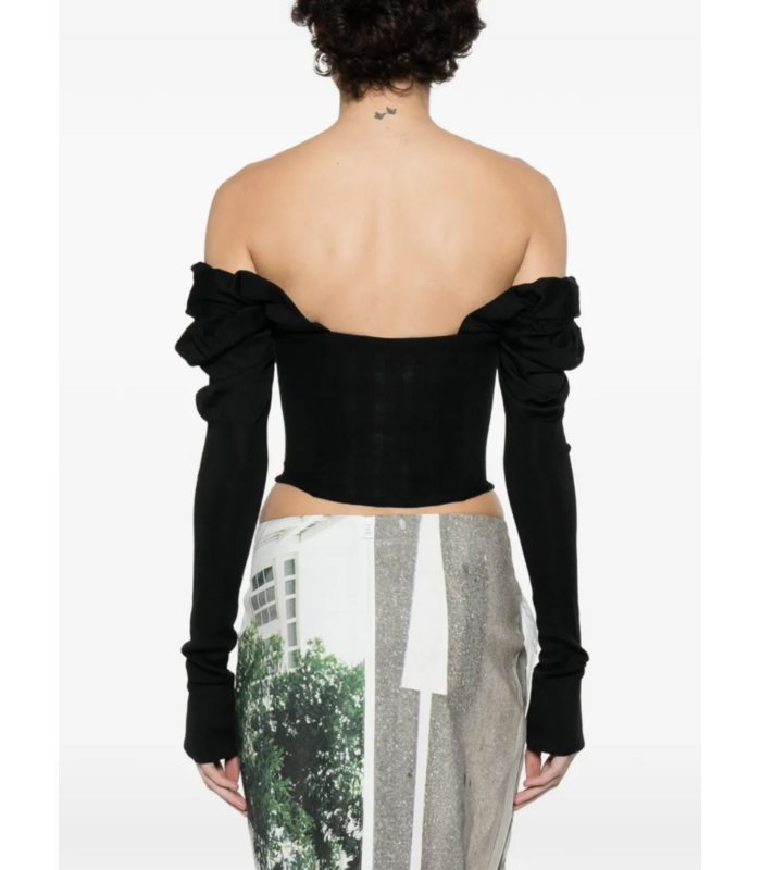 BEA CORSET CARDI BLACK