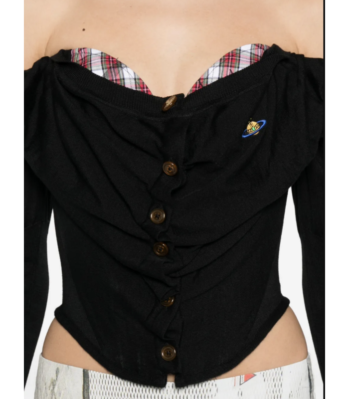 BEA CORSET CARDI BLACK