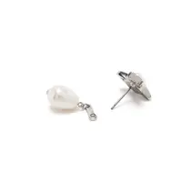 INASS EARRINGS PLATINUM / CREAMROSE