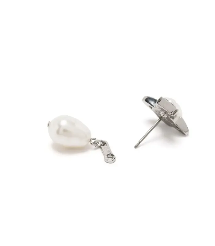 INASS EARRINGS PLATINUM / CREAMROSE