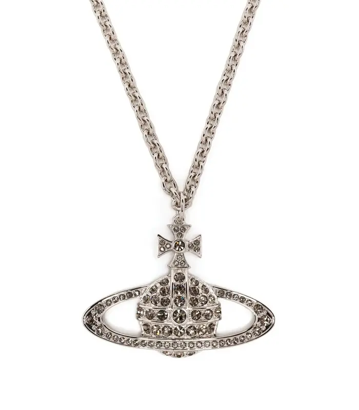 MAN. BAS RELIEF PENDANT PLATINUM / BLACK DIAMOND