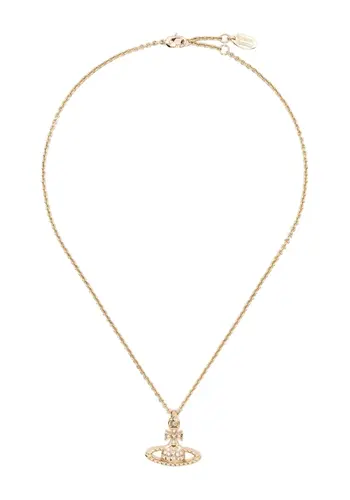 VIVIENNE WESTWOOD mayfair bas relief pendant gold / crystal ab