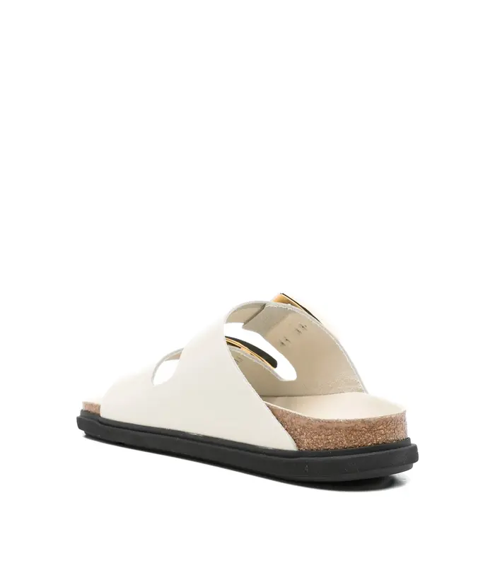 ARIZONA DROPLET BUCKLE NATURAL LEATHER PATENT HIGH-SHINE ECRU