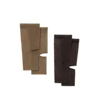 GUÊTRE TULLE DARK CHOCOLATE/KHAKI BROWN