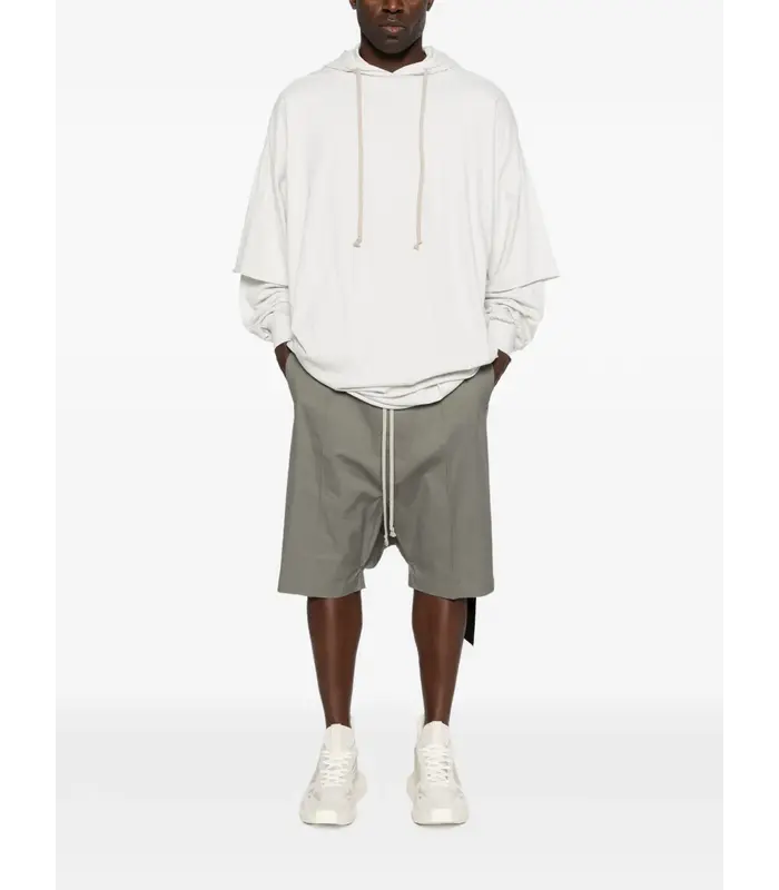 T-SHIRT TOMMY HUSTLER HOODIE MILK WASH