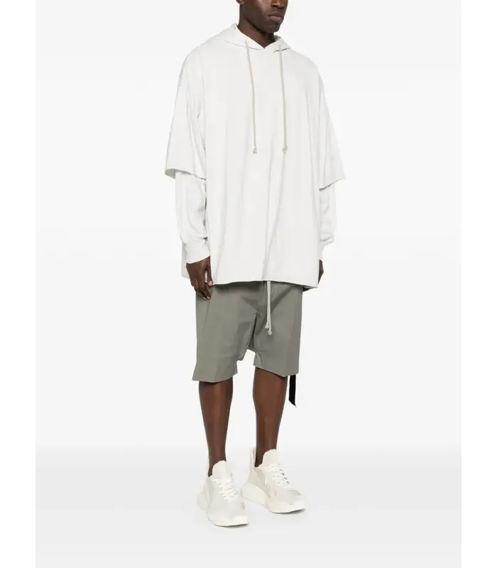 T-SHIRT TOMMY HUSTLER HOODIE MILK WASH