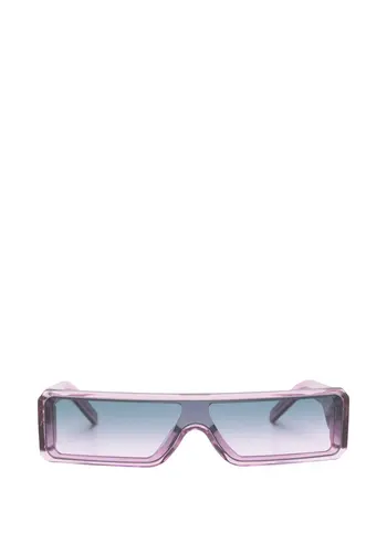 RICK OWENS sunglasses gethshades violet temple/violet degrande lens