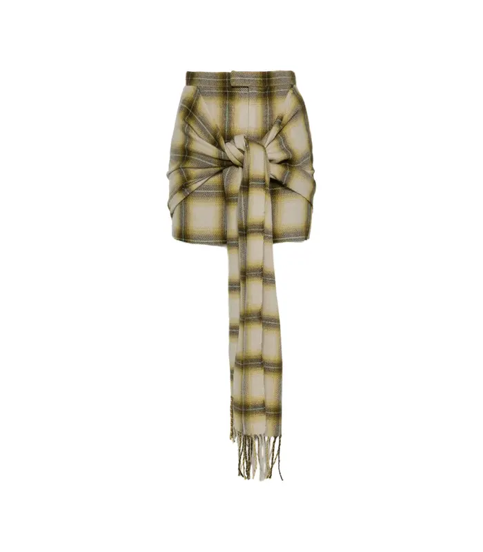MUFFLER SKIRT BEIGE