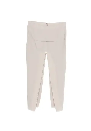 RICK OWENS sliced skirt pearl