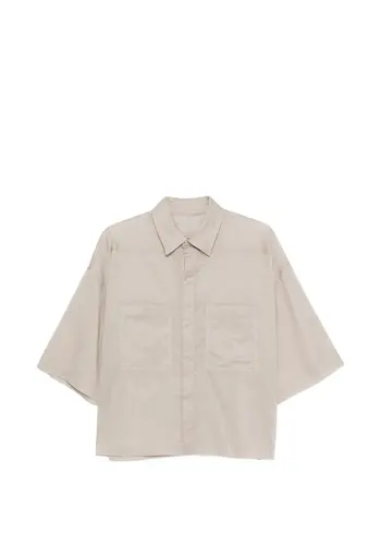 RICK OWENS tommy shirt pearl