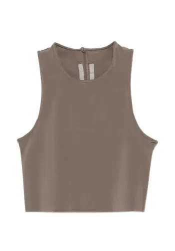 RICK OWENS top cropped tank dust