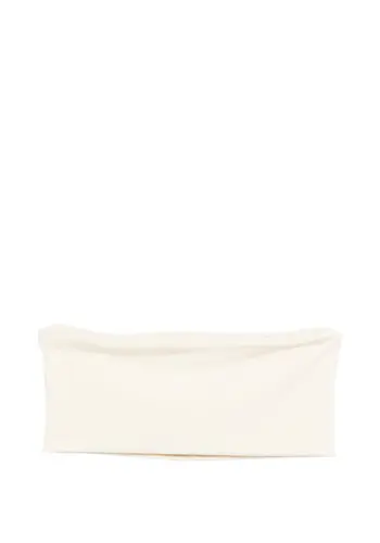 RICK OWENS top bandeau top butter