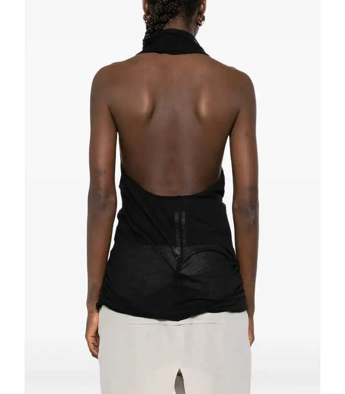 TOP SUNBURN HALTER BLACK