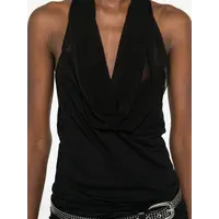 TOP SUNBURN HALTER BLACK