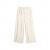 LEMAIRE STRAIGHT TAILORED PANTS OAT MILK