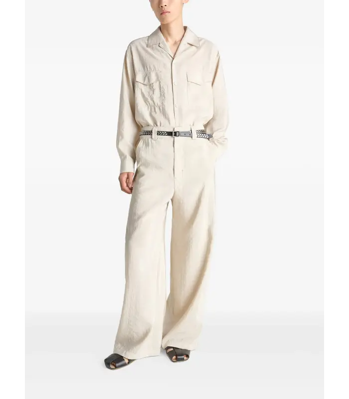 STRAIGHT TAILORED PANTS OAT MILK