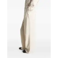 STRAIGHT TAILORED PANTS OAT MILK