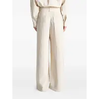 STRAIGHT TAILORED PANTS OAT MILK