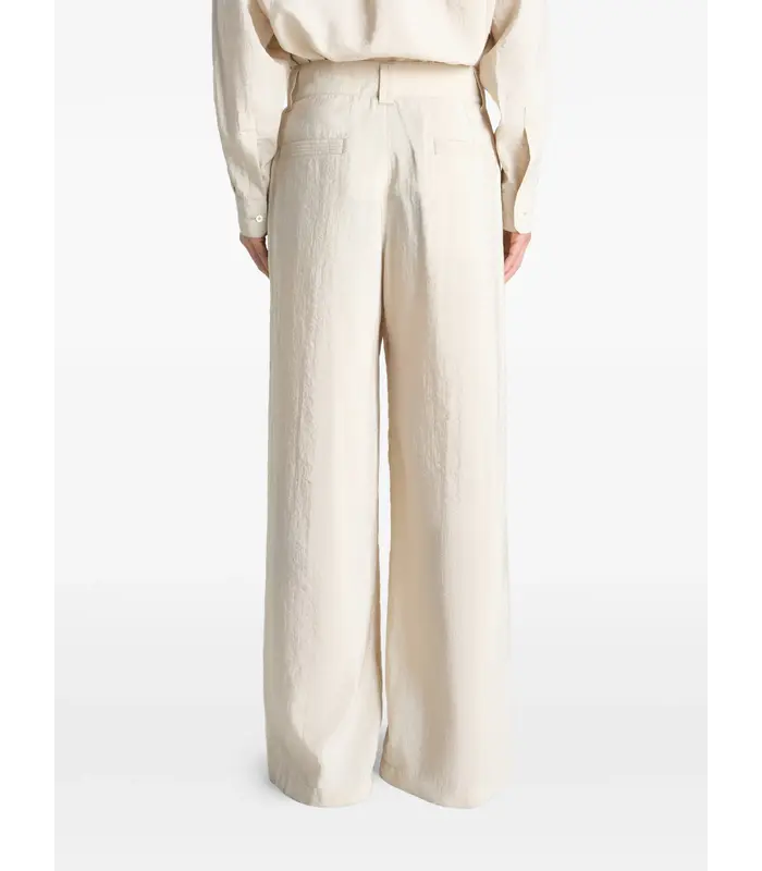 STRAIGHT TAILORED PANTS OAT MILK