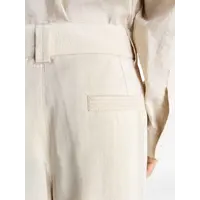 STRAIGHT TAILORED PANTS OAT MILK