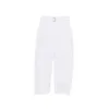 LEMAIRE TWISTED BELTED PANTS MILK