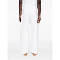 TWISTED BELTED PANTS MILK