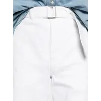 TWISTED BELTED PANTS MILK