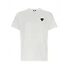 COMME DES GARCONS PLAY T-SHIRT BLACK BLACK HEART WHITE
