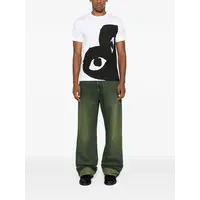 BLACK HEART T-SHIRT WHITE/BLACK