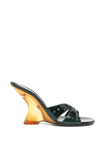 DRIES VAN NOTEN shoes emerald
